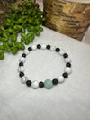 Lava Rock, Moonstone and Amazonite bracelet