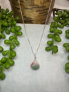 Watermelon Dyed Quartz Pendant Necklace